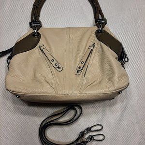 B.Makowsky Crossbody/Satchel Leather Bag
